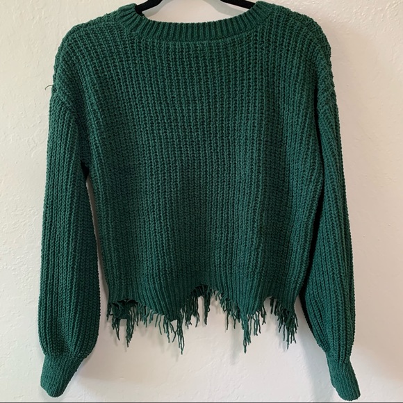Preloved Forrest Green Sweater - Picture 4 of 6